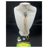 Turquoise bolo ties