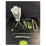 Green Jewelry Necklaces and Bracelets