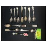 12 Sterling Silver Spoons