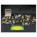 Cufflinks and tie clips