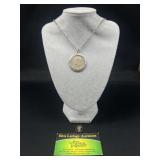 JFK 1972 Half dollar necklace