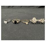 5 gemstone style Rings
