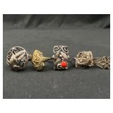 5 Floral Fashion Rings