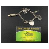 Sterling Silver charm bracelet