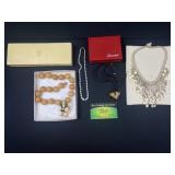 Orange calcite? Necklace, beaded necklaces and