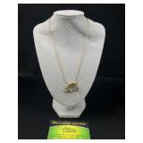 14K Italy Gold Horse Pendant Necklace