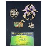 Brooches that are missing backs