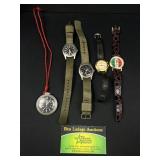Seiko, Hamilton, and image watches