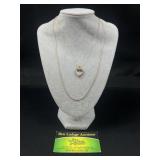 (2) 14k Gold Necklaces