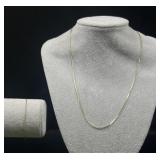14K Necklace and bracelet