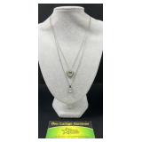 2 Sterling Silver necklaces