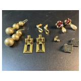 6 sets of fashion earrings