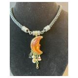 Kirks Folly crescent moon necklace