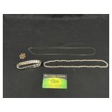 Fashion Necklaces, Bracelet & A Broach