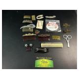 Vintage Skull Caps, Combs, and More