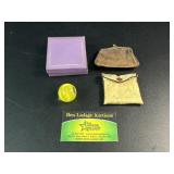 Coin Pouches, Jewelry Box, and Marble
