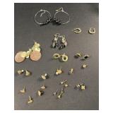 Pierced ear earrings
