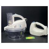 Hamilton Beach food processor and mixer
