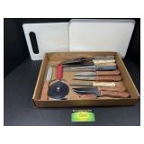 Steak knives, cutting boards and more