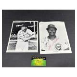 Stan Musial and Bill Madlock Photos with