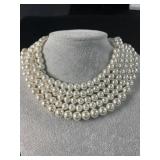 2 Pearl like necklaces