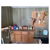 Contents of Peg Boards and Wooden Cabinet Tools
