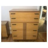 Vintage Mid-Century Modern Highboy Dresser