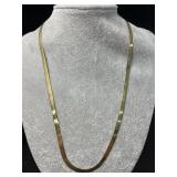 14K Gold Herringbone Chain - 18" Chain - 7.98g
