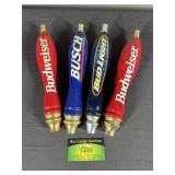Budweiser, Busch, Bud Light Tap Handles- 11"