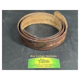 46" Ornate leather Belt