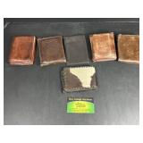 Leather and Cow Hide Wallets