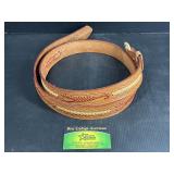 53" Unique leather belt