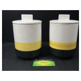 Two piece canister set