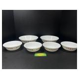 6 Corelle bowls