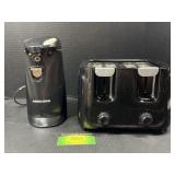 Black & Decker can opener and Walmart toaster