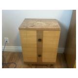 Vintage 2 Drawer Night Stand - stain on top