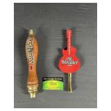 AmberBock and Milwaukee tap handles