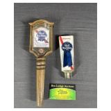 2 Pabst Blue Ribbon Tap Handles