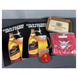 Beer, advertising paraphernalia
