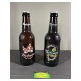 2 Large Budweiser 15" Bottles- Quail Unlimited