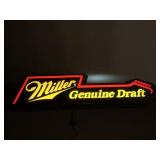 1990 Miller Genuine Draft Guitar lighted Sign