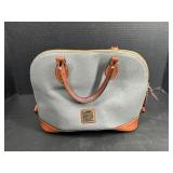 Dooney & Bourke Gray Pebbled Leather Purse