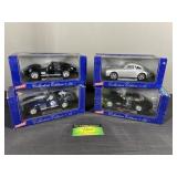 4 Terah Collector Die-Cast Cars - 1/24 scale