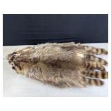 Raccoon pelts
