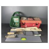 Tool Box, Seed Spreader, and More Tools