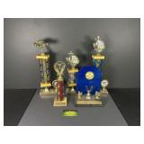 5 Local Car Show Trophies