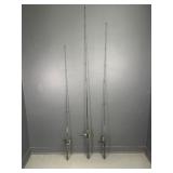 3 Fishing Poles