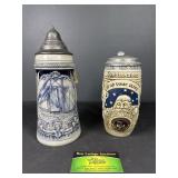 Old German and Renaissance beer steins