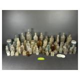 Various Antique Glass Medicine and Other Bottles