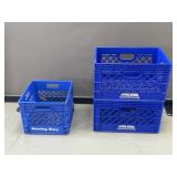 3 Milk Crates